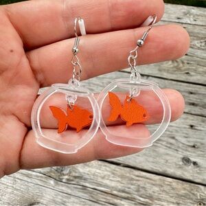 Goldfish Bowl Earrings
